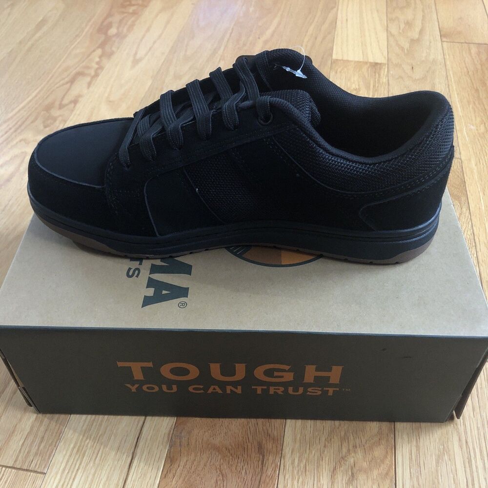 New Brahma Mens Grate II Steel Toe Leather Work Shoe Black Size 8.5 in Box